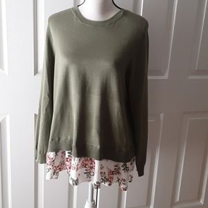 Layered Look Sweater